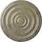 Ekena Millwork Carton Smooth Ceiling Medallion (Canopies up to 9 1/8"), 29 1/8"OD x 1 1/2"P, Castle Stone Crackle CM29CACSC - alternate 1